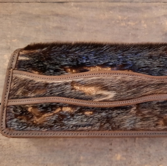 Vintage Seal Fur Wallet - Dark Brown - Picture 4 of 10